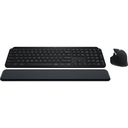 Logitech MX Keys S Wireless Keyboard and Mouse Combo Kit, Black