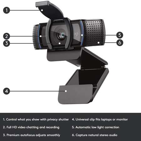Logitech C930s Full HD Pro Webcam 960-001403