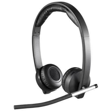 Logitech H820E Wireless Dual Headset with Noise-Cancelling Microphone