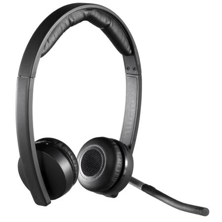 Logitech H820E Wireless Dual Headset with Noise-Cancelling Microphone