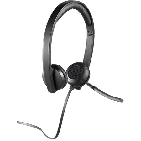 Logitech H650e USB Stereo Headset with Noise-Cancelling Microphone