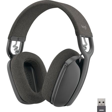 Logitech Zone Vibe 125 Wireless Headphones, Graphite