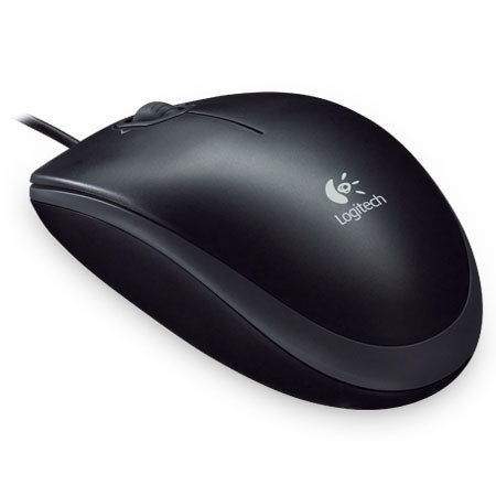 Logitech B120-TAA Mouse, 1000 dpi Movement Resolution, 3 Buttons, USB