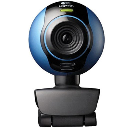 Logitech C250 Webcam, USB 2.0, Peacock Blue