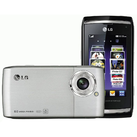 LG GC900 Unlocked Quad Band GSM Cell Phone, Black