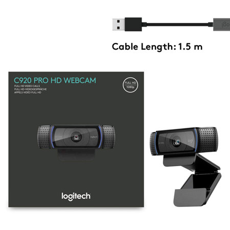 Logitech C920s HD Pro Webcam 960-001257 - Adorama