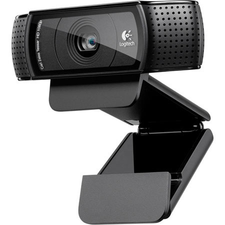 Logitech C920 HD Pro Webcam, 1080p / 720p Widescreen Mode, Autofocus System, Hi-Speed USB 2.0