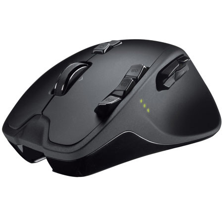 Logitech G700 Wireless Gaming Mouse, Black