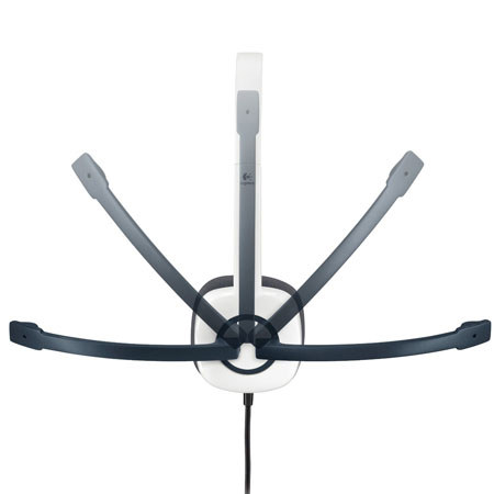 Logitech H150 Wired Over-The-Head Headset, White