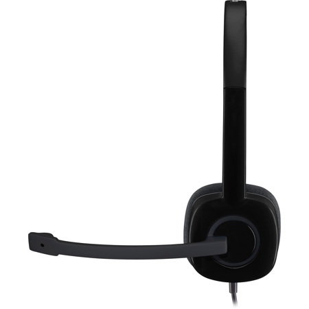 Logitech H151 Stereo Multi-Device Headset with Microphone, In-Line Controls