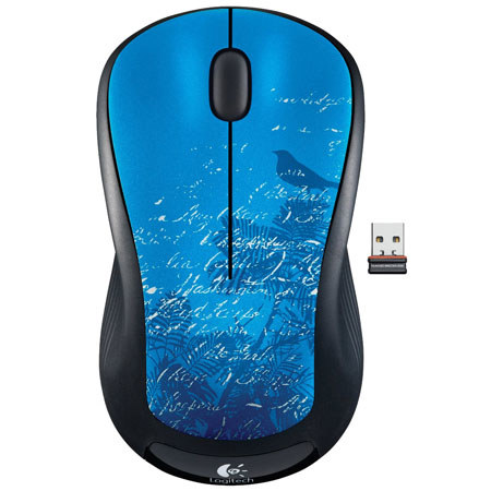 Logitech M310 Wireless USB Mouse - Blue Indigo Scroll