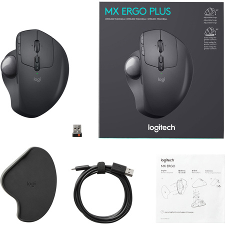 Logitech MX ERGO Plus Wireless Trackball Mouse 910-005178 - Adorama