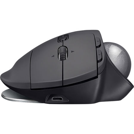 Logitech MX Ergo – Trackball Wireless Ergonomico Con Angolo Regolabile – Bluetooth E Unifying – Sensore Ottico Avanzato