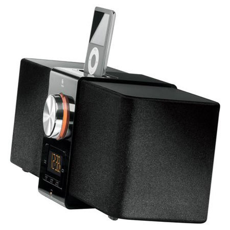 Logitech Pure-Fi Express Plus, 2.0 Channel Speaker System for iPods and iPhones