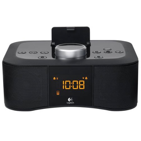 Logitech S400i Clock Radio Dock for iPod & iPhone, Black