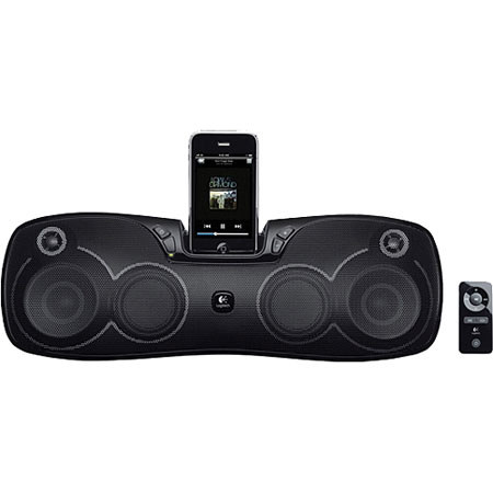 Logitech S715i Portable & Rechargeable Speaker System for iPod and iPhone - Black