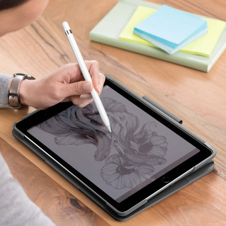 Logitech Slim Folio Protective Bluetooth Keyboard Case for iPad 7