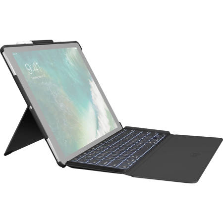 Logitech SLIM COMBO Keyboard Case for iPad Pro 12.9" 1st/2nd-Gen, Black