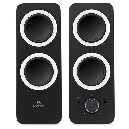 Logitech Z200 Multimedia Speakers, Pair, Black
