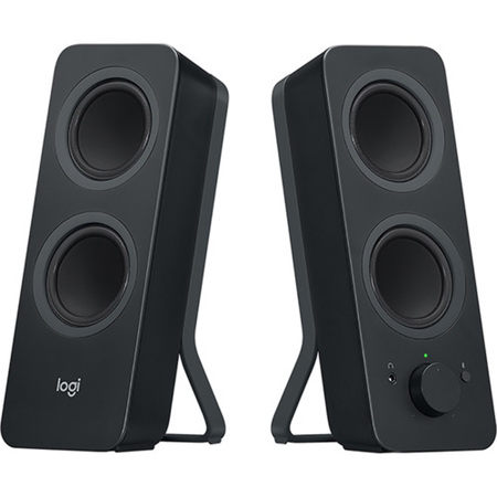 Logitech Z207 Bluetooth Computer Speakers, Black, Pair