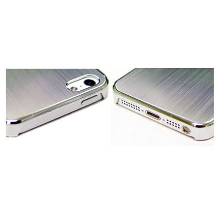 Logisys IPC02 Brush Nickel iPhone 5 Case, Silver