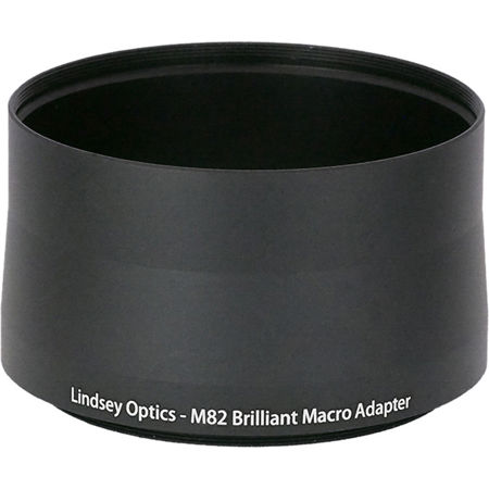 Lindsey Optics Brilliant Macro Adapter, M82x0.75, 56mm Length
