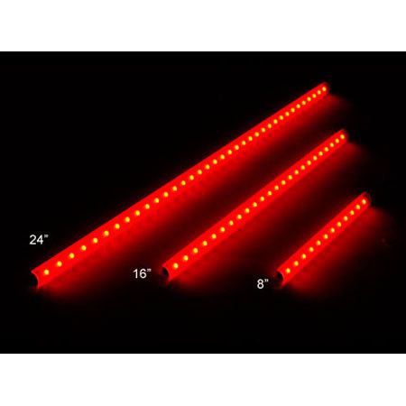 Logisys 16" Red LED Corner Light Bar