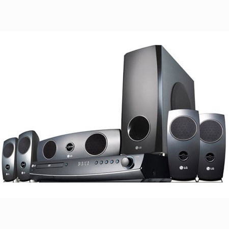 LG LHT854 1000W DVD/CD Home Theater System, Gloss Black