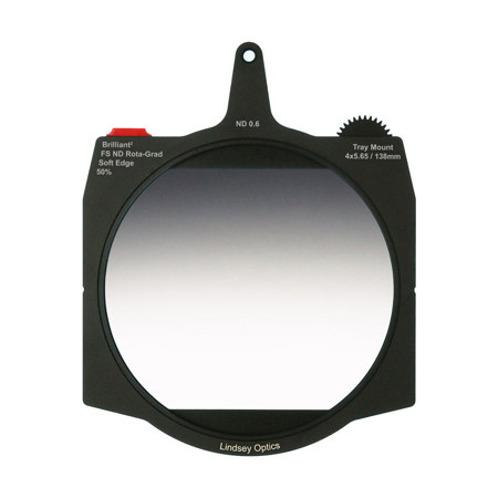 Lindsey Optics 4x5.65" Brilliant2 Rota-Grad FS ND 0.6 2-Stop Graduated ND Filter
