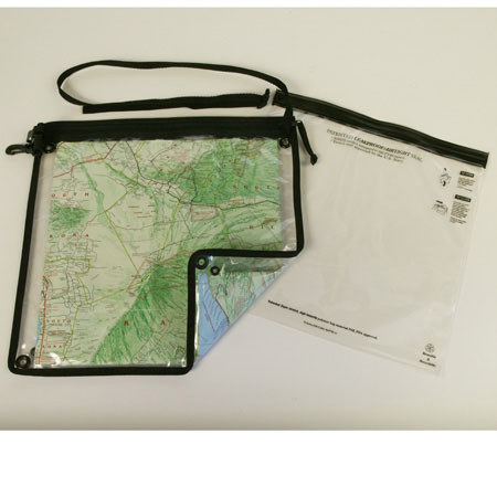 LokSak SPLASHSAK MAPCASE with Shoulder/Waist Strap w/2 Waterproof