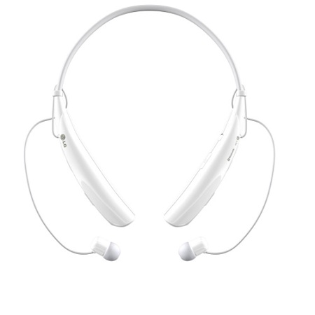 LG HBS-750 Tone Pro Wireless Bluetooth Stereo Headset, White