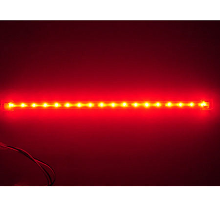 Logisys 12" 18 Red LED Super Bright Sunlight Stick