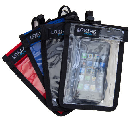 LokSak SPLASHSAK Phone Neck Caddy Case, Black