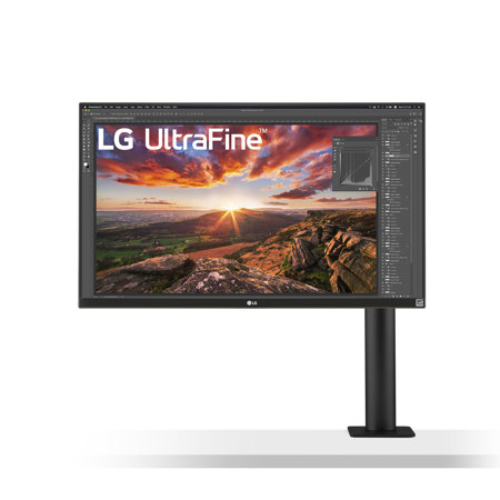 LG 27UN880-B UltraFine 27'' 16:9 4K UHD USB-C IPS HDR Monitor with Ergo Stand, Built-In Speakers