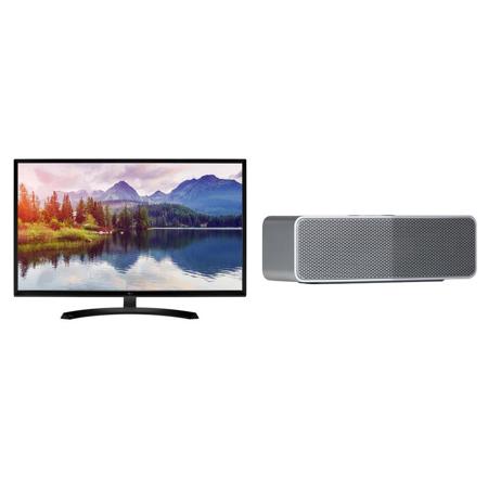 LG Electronics 32MP58HQ-P 32" FHD IPS LED Monitor W/LG Music Flow P7 BT Speaker