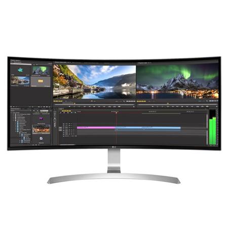 LG 34CB99-W 34" Class UltraWide WQHD IPS Curved LED Monitor, 3440x1440