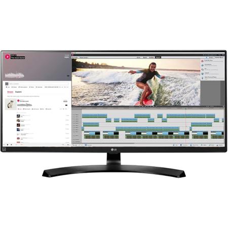 LG 34UM88-P 34" 21:9 Wide Quad HD UltraWide FreeSync IPS Monitor