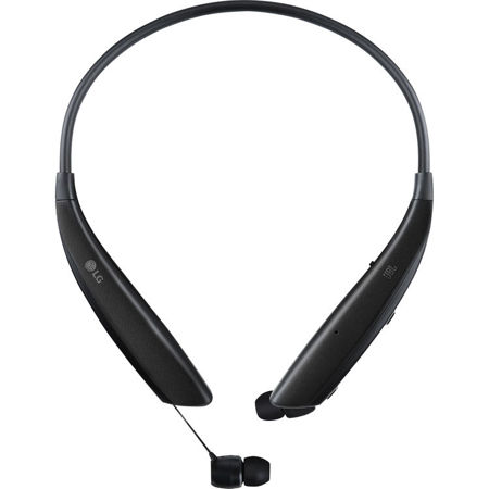 LG TONE Ultra HBS-835 Bluetooth Wireless Stereo Headset, Dual MEMS Mics, Black