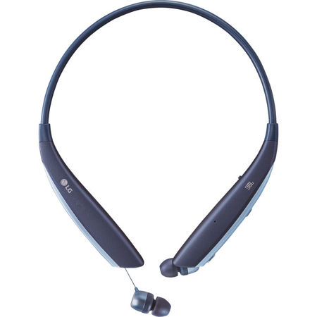 LG TONE Ultra HBS-835 Bluetooth Wireless Stereo Headset, Dual MEMS Mics, Blue