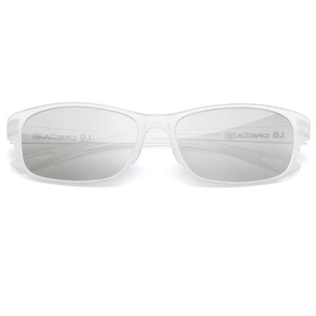 LG AG-F340 Cinema 3D Glasses, Clear Frame