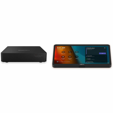 Logitech 10.1" TAP Touch Controller with Lenovo ThinkSmart Mini PC for Microsoft Teams Meeting Room