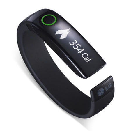LG Lifeband Touch Activity Tracker for Android & iOS, Medium, Black