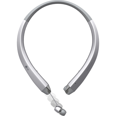 LG Electronics HBS-910 Tone Infinim Bluetooth Stereo Headset with Mic, Silver