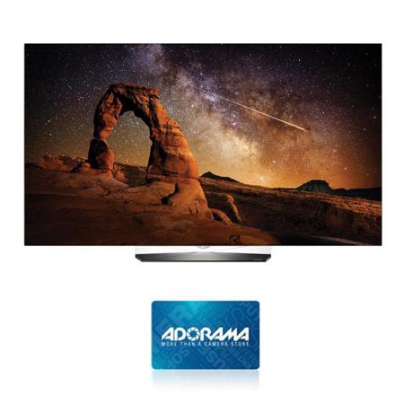LG Electronics OLED55B6 55" Class 4K UHD Smart OLED TV W/ $150 Adorama Gift Card