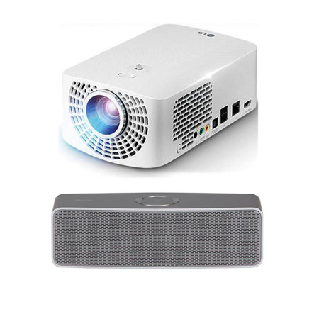 LG Electronics PF1500 Full HD Smart LED DLP Projector W/LG Music Flow P7 Speaker