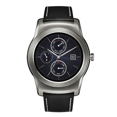 LG Electronics Urbane W150 Smartwatch, Silver with Black Strap