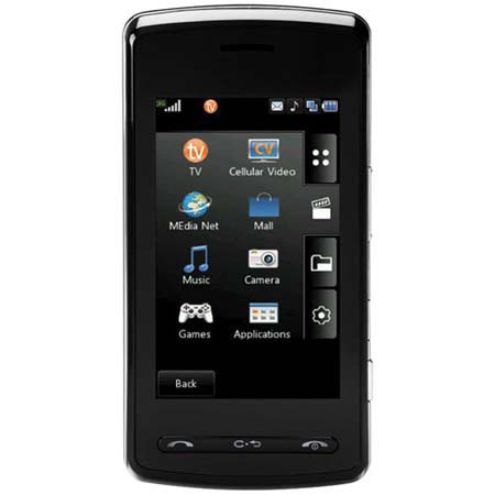 LG Vu CU920 Locked Cellular Phone with 2.0 Megapixel Camera for AT&T, GSM Technology, Black