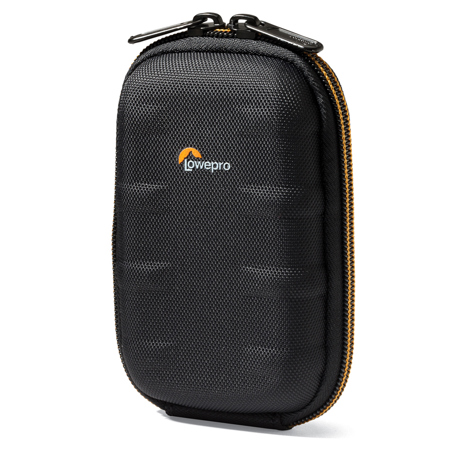 Lowepro Santiago 20 II Case for Point and Shoot Camera, Black/Orange