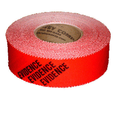 Lynn Peavey Lynn Peavy Double Roll Zipr-Weld Evidence Tape, Blue w/White Stripe