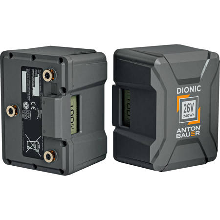 Litepanels Dionic 26V 240Wh Gold-Mount Plus Battery Kit, 2-Pack